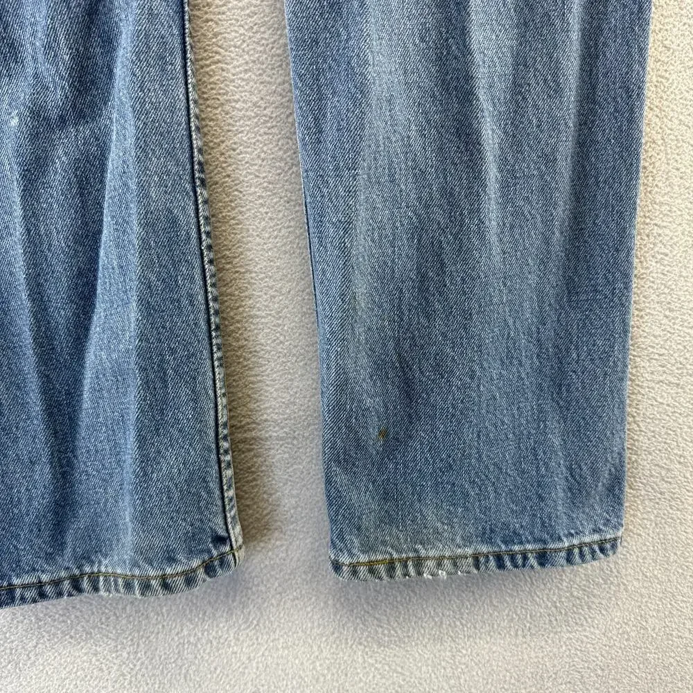 Vintage Levis Jeans Men's 32x30 Fits 30x30 Blue 505 Canada 90s Straight Faded